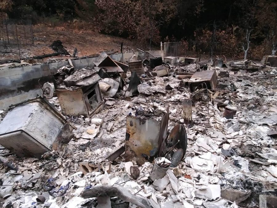 Peggys house in San Lorenzo Valley was ravaged by the 2020 California wildfires 