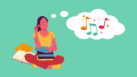 Does listening to music benefit or take away from studying?
