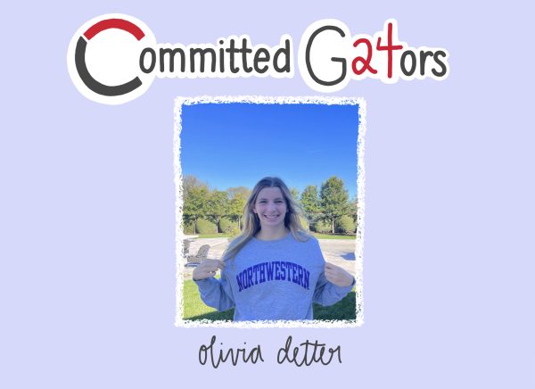 Olivia Detter 24 is committed to swim at Northwestern University.