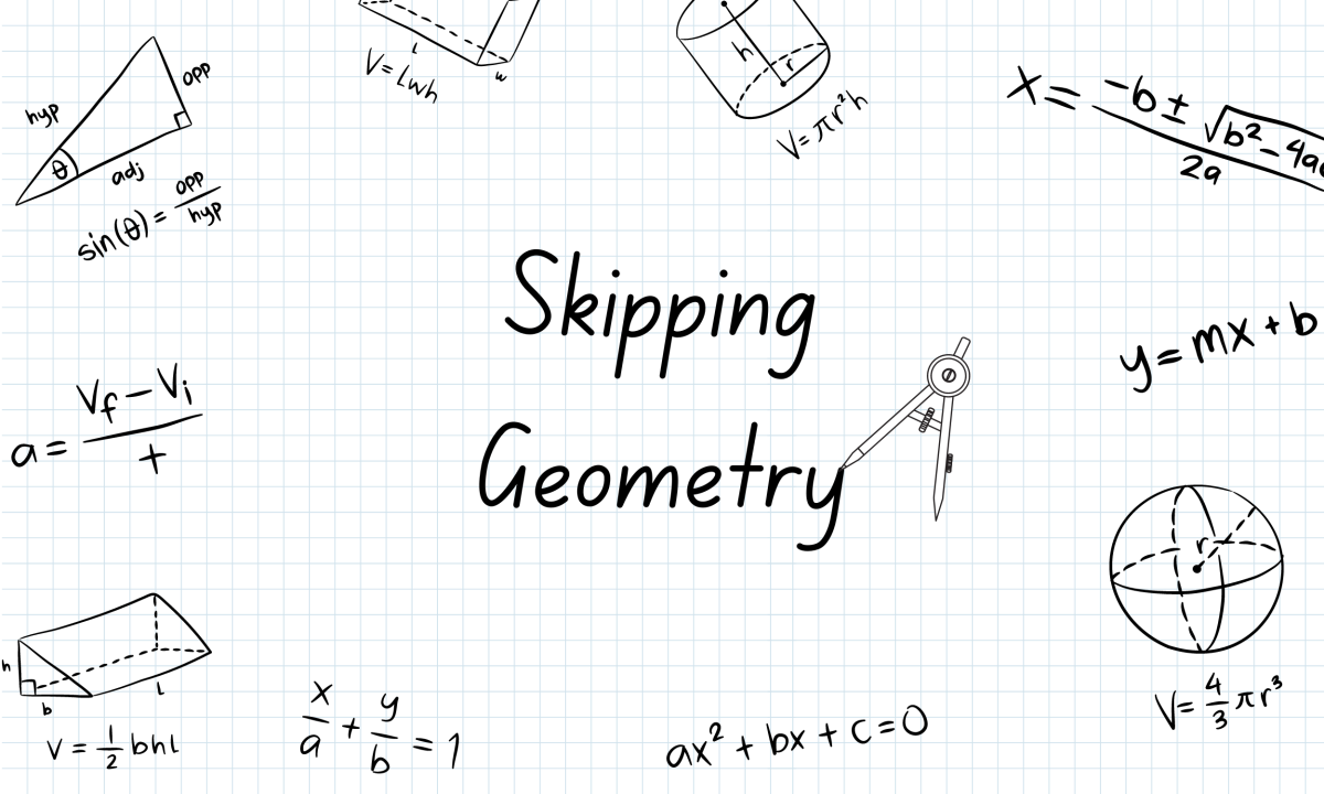 Does the guarded secret of skipping geometry help selective students?