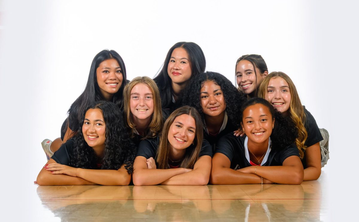 Castilleja's flag football seniors on media day.