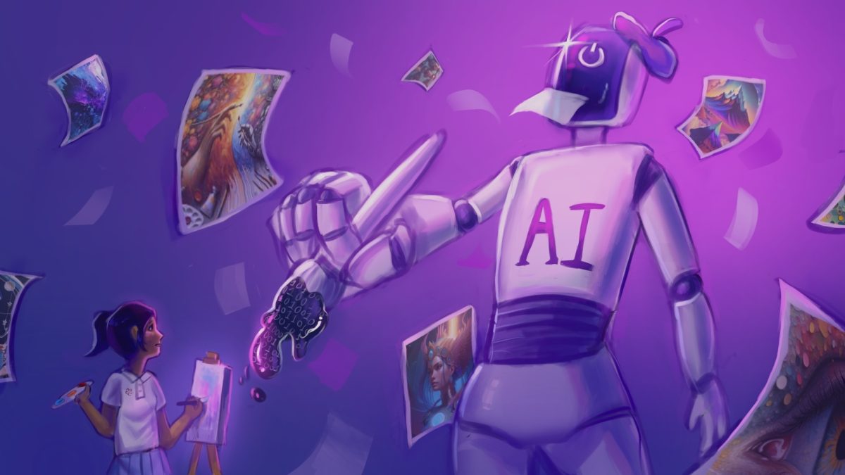 The Castilleja community debates whether AI threatens creativity or offers artists a powerful new tool.